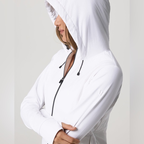 NWT Vuori Chiled Out Full Zip White Medium - Picture 5 of 12